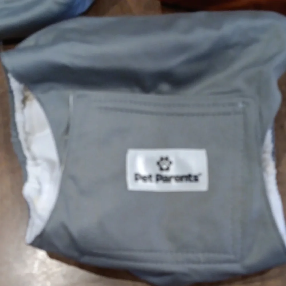 Belly Bands For Male Dogs, Size M, Brown, Gray